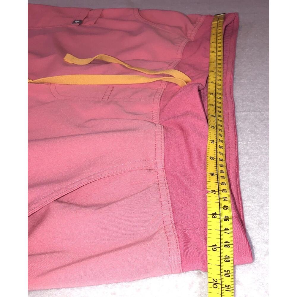 Figs Scrub Set Casma Top Sz XXL Kade Cargo Pants Sz XL Womens Neon Pink - Picture 12 of 14
